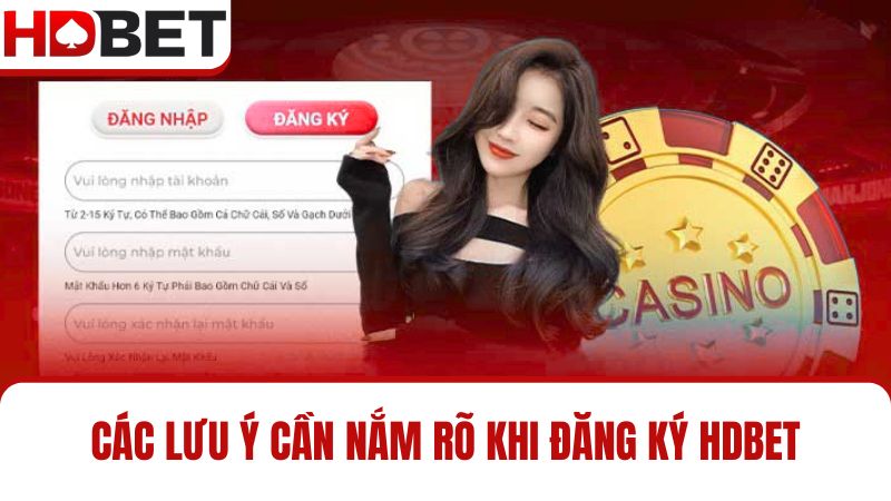 lưu ý đăng ký HDBET