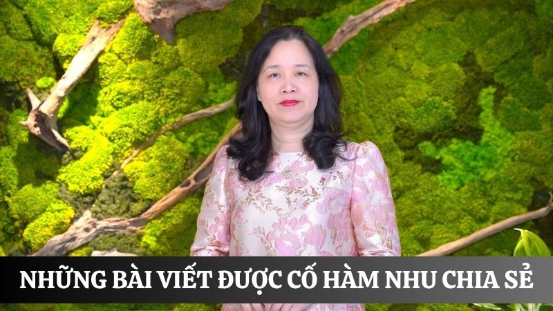 Cố Hàm Nhu chia sẻ những bài viết hữu ích