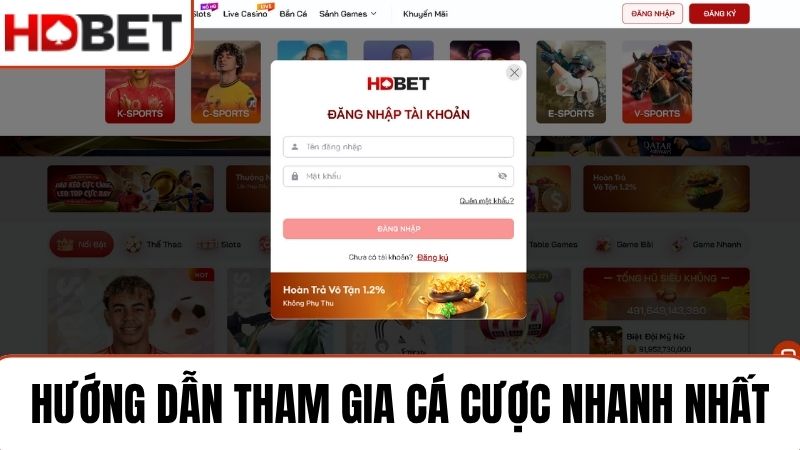 Hướng dẫn tham gia HDBET